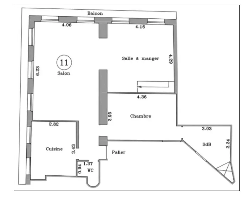 Appartement · 6 pièces · 152 m² · Paris 2ᵉ — photo 13 sur 14